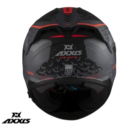 Casca integrala Axxis Hawk Evo SV Dark Justice C1 gri mat (ochelari soare integrati) - tip viziera: MT-V-31 - Img 4