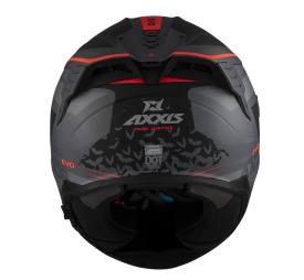 Casca integrala Axxis Hawk Evo SV Dark Justice C1 gri mat (ochelari soare integrati) - tip viziera: MT-V-31 - Img 9