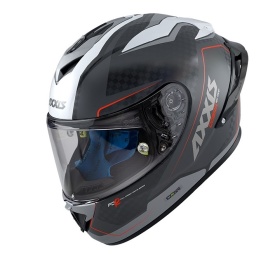 Casca integrala Axxis model Cobra Rage A2 gri lucios carbon - 100% carbon - Img 8