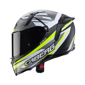 Casca integrala Caberg model Avalon X SV Kira L6 negru/gri/galben fluor mat Pinlock ready - Img 6