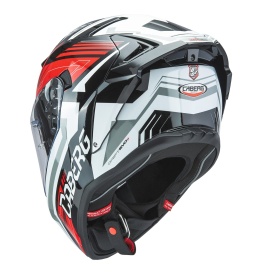 Casca integrala Caberg model Drift Evo II SV Jarama G0 negru/alb/rosu lucios Pinlock ready - lentila Pinlock inclusa - Img 5