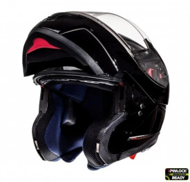 Casca integrala modulabila motociclete MT Atom SV negru lucios Pinlock ready – tip MT-V-16 - Img 4