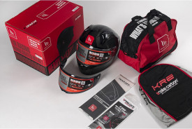 Casca integrala MT KRE+ Carbon Kraker C5 rosu mat - 100% carbon - FIM approved - lentila antiaburire Pinlock + viziera neagra cadou - Img 3