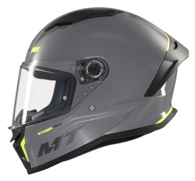 Casca integrala MT Stinger 2 A12 gri lucios - tip viziera: MT-V-28B - Img 8