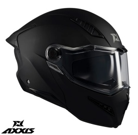 Casca modulabila (flip-up) Axxis GhostFighter SV A1 negru mat (ochelari soare integrati) – tip viziera: MT-V-36 - Img 5