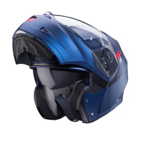 Casca modulabila (flip-up) Caberg model Duke X SV albastru mat Yama Pinlock ready - lentila Pinlock inclusa - Img 5
