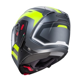 Casca modulabila (flip-up) Caberg model Horus X Road L1 gun metal (titanium)/negru/galben fluor mat Pinlock ready - lentila Pinlock inclusa - Img 7