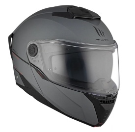 Casca modulabila MT Atom 2 SV A2 titanium mat (ochelari soare integrati) Pinlock Ready - tip viziera: MT-V-35 - Img 11