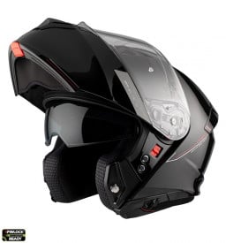 Casca modulabila MT Genesis SV A1 negru lucios Pinlock ready - omologare noua ECE 22.06 - Img 1