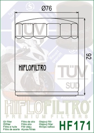 Filtru de ulei HIFLOFILTRO HF171B Negru - Img 2
