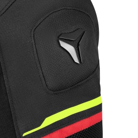 Geaca moto SECA Airflow III Negru/Rosu/Fluor (protectie de spate inlcusa Level 2) - Img 10