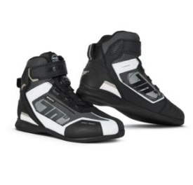 Ghete (cizme) moto Racing Unisex Seventy model SD-BR3 Veloce Pro culoare: negru/alb - Img 5