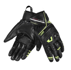 Manusi barbati Racing/Naked vara Seventy model SD-N30 Mugello culoare: negru/galben fluor - degete tactile - Img 3