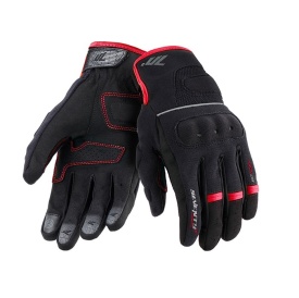 Manusi barbati Urban vara Seventy model SD-C54 negru/rosu - degete tactile - Img 3