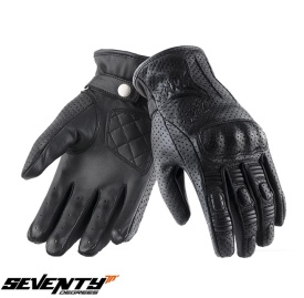 Manusi femei piele Urban vara Seventy model SD-C22 negru - Img 1