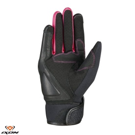Manusi femei Roadster vara piele/textil Ixon model RS Launch LS culoare: negru/fuchsia (roz) - degete tactile - Img 2