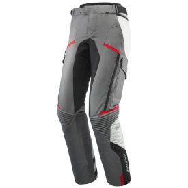 Pantaloni motociclete barbati Touring/Adventure Ixon All season model Midgard MS culoare: gri/negru/rosu - Img 5