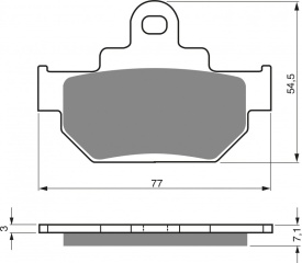 Placute de frana GOLDFREN 030 AD OFF-ROAD FRONT