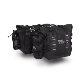Set of SHAD TERRA TR40 adventure saddlebags and SHAD TERRA aluminium top case TR55 PURE BLACK, including mounting kit SHAD BENELLI TRK 502X - Img 4