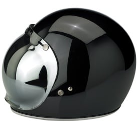 Viziera oglinda cromata (argintie) (bubble visor) casca Custom Rider - Le Mans - Le Mans SV - Img 4