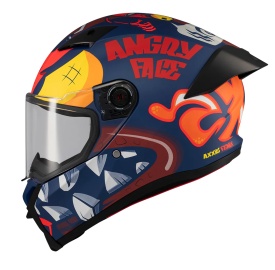 Casca integrala Axxis Fenix Angry Face C5 rosu mat - tip viziera: MT-V-31B - DKS429 - Img 8
