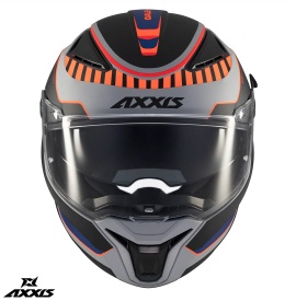 Casca integrala Axxis Panther SV Gale C4 portocaliu mat (ochelari soare integrati) - tip viziera: MT-V-31B - DKS429 - Img 2
