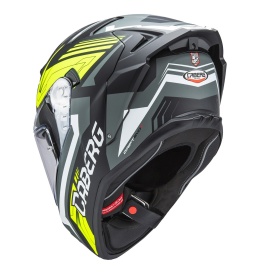 Casca integrala Caberg model Drift Evo II SV Jarama L6 negru/gri/galben fluor mat Pinlock ready - lentila Pinlock inclusa - Img 6