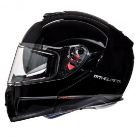 Casca integrala modulabila motociclete MT Atom SV negru lucios Pinlock ready – tip MT-V-16 - Img 1