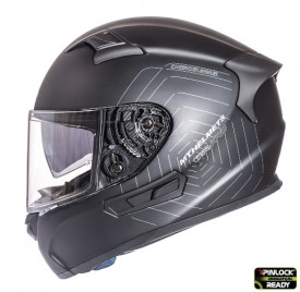 Casca integrala motociclete MT KRE SV negru mat (fibra sticla) - cu ochelari soare integrati - Img 1
