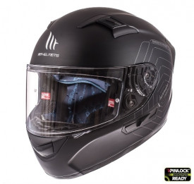 Casca integrala motociclete MT KRE SV negru mat (fibra sticla) - cu ochelari soare integrati - Img 3