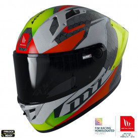 Casca integrala MT KRE+ Carbon Projectile D2 gri lucios - 100% carbon - FIM approved - Img 2