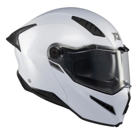 Casca modulabila Axxis GhostFighter SV A0 alb lucios (ochelari soare integrati) – tip viziera: MT-V-36 - Img 7