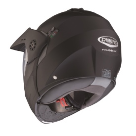 Casca modulabila (flip-up)/adventure Caberg model Tourmax X SV negru mat Pinlock ready - lentila Pinlock inclusa - Img 7