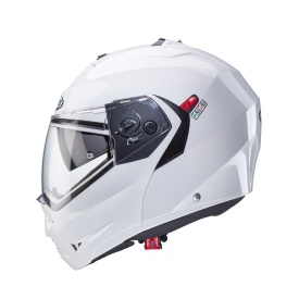 Casca modulabila (flip-up) Caberg model Duke X SV alb metalic lucios Pinlock ready - lentila Pinlock inclusa - Img 6