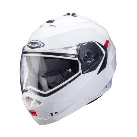Casca modulabila (flip-up) Caberg model Duke X SV alb metalic lucios Pinlock ready - lentila Pinlock inclusa - Img 8