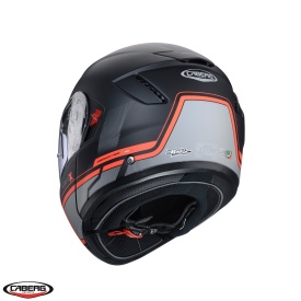 Casca modulabila (flip-up) Caberg model Levo X Elite L7 negru/gri/rosu fluor mat Pinlock ready - lentila Pinlock inclusa (fibra de sticla) - Img 4