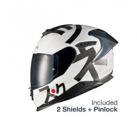Casca moto NEXX Y.100R Nippon White (pinlock inclus + viziera cadou)