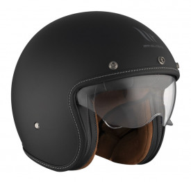 Casca open face motociclete MT Le Mans 2 S SV negru mat (ochelari soare integrati) - omologare noua ECE 22.06 - Img 4