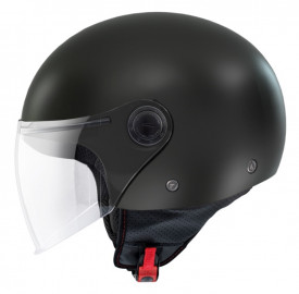 Casca open face motociclete MT Street S A1 negru lucios - omologare noua ECE 22.06 - Img 2