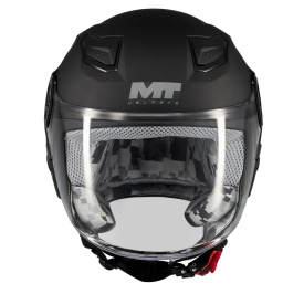 Casca open face MT Lite Kids Pure A1 negru mat - casca de copii - Img 2
