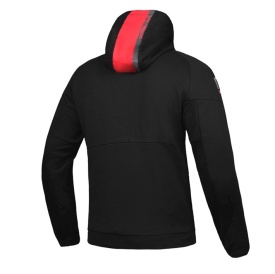 Geaca (hanorac tip hoodie) motociclete barbati Urban Ixon vara model Touchdown culoare: negru/rosu - Img 5
