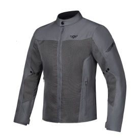 Geaca (jacheta) motociclete barbati Racing/Roadster Ixon vara model Fresh MS culoare: gri - tip croi: Slim Fit - Img 6