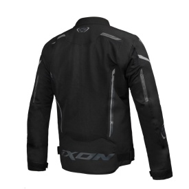 Geaca (jacheta) motociclete barbati Racing/Roadster Ixon vara model Striker AIR WP MS culoare: negru - Img 4