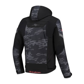 Geaca moto Rusty Stitches Liam Black/Grey/Red - membrana HUMAX® - Img 2