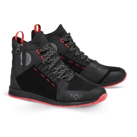 Ghete moto Urban barbati All Season Ixon model Freaky WP MS culoare: negru/rosu/alb (100% waterproof) - Img 8