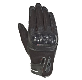Manusi barbati Roadster vara piele/textil Ixon model RS Rise Air MS culoare: negru - degete tactile - Img 5