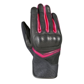 Manusi femei Roadster vara piele/textil Ixon model RS Launch LS culoare: negru/fuchsia (roz) - degete tactile - Img 5