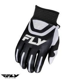 Manusi moto unisex cross-enduro Fly Racing model F-16 culoare: negru/alb
