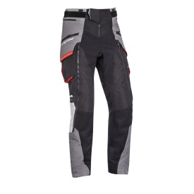 Pantaloni motociclete barbati Touring/Adventure Ixon All season model Ragnar MS culoare: negru/gri/rosu - Img 6