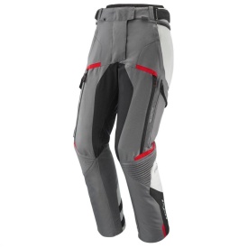 Pantaloni motociclete femei Touring/Adventure Ixon All season model Midgard LS culoare: gri/negru/rosu - Img 5
